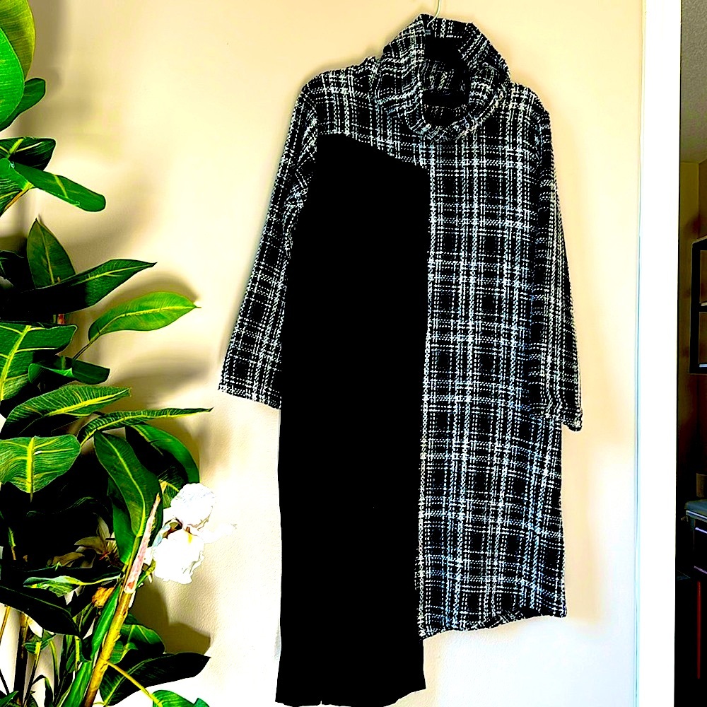 Plaid winter dress